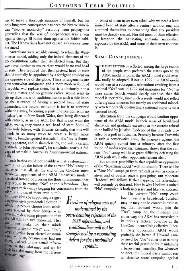 Albert Langer Confound their politics Quadrant May 1998_2