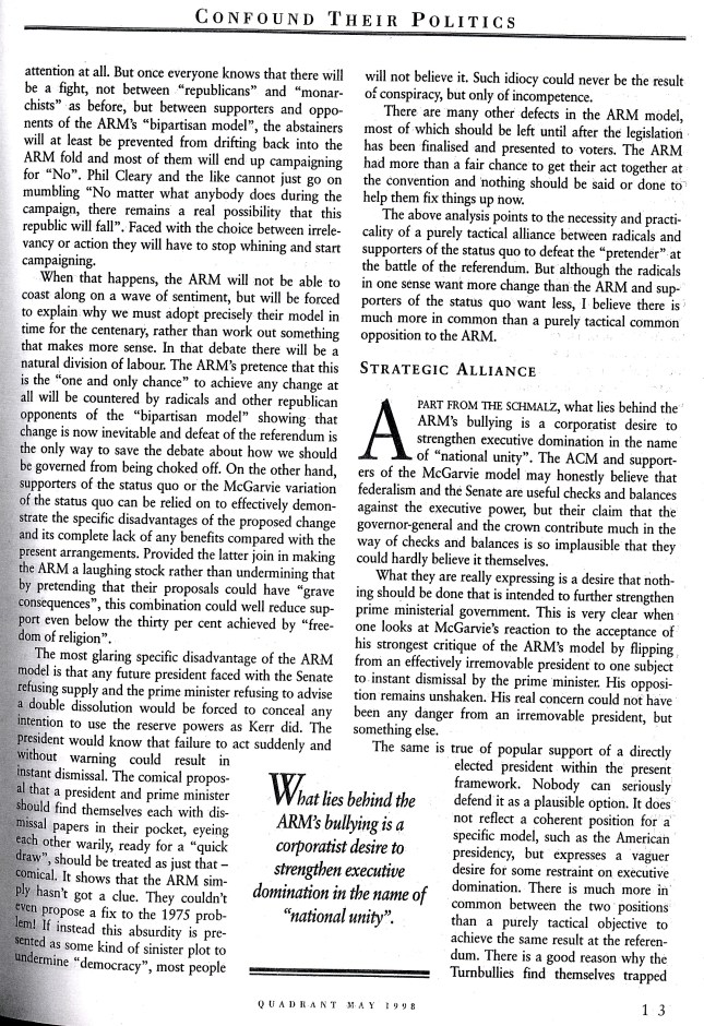 Albert Langer Confound their politics Quadrant May 1998_4