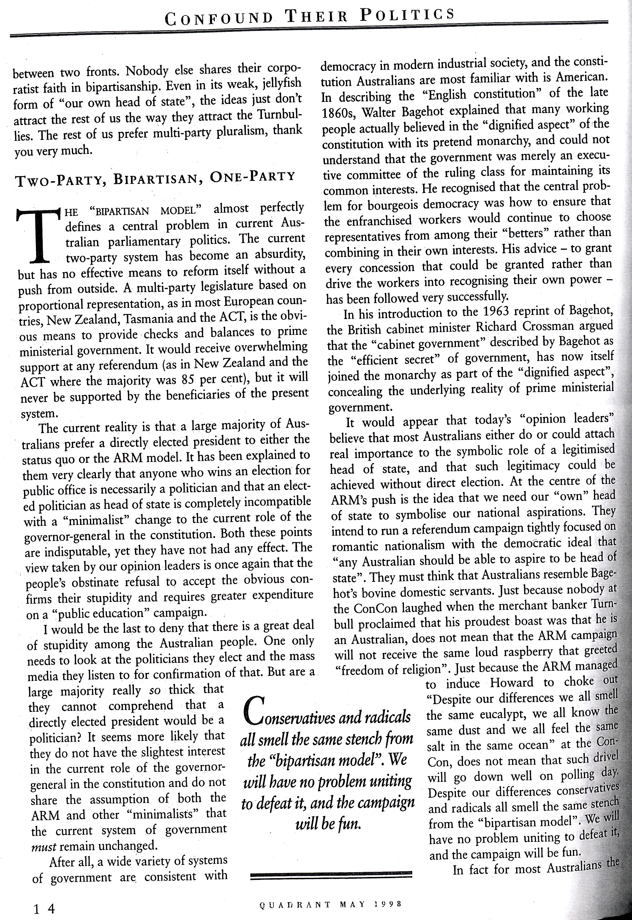 Albert Langer Confound their politics Quadrant May 1998_5